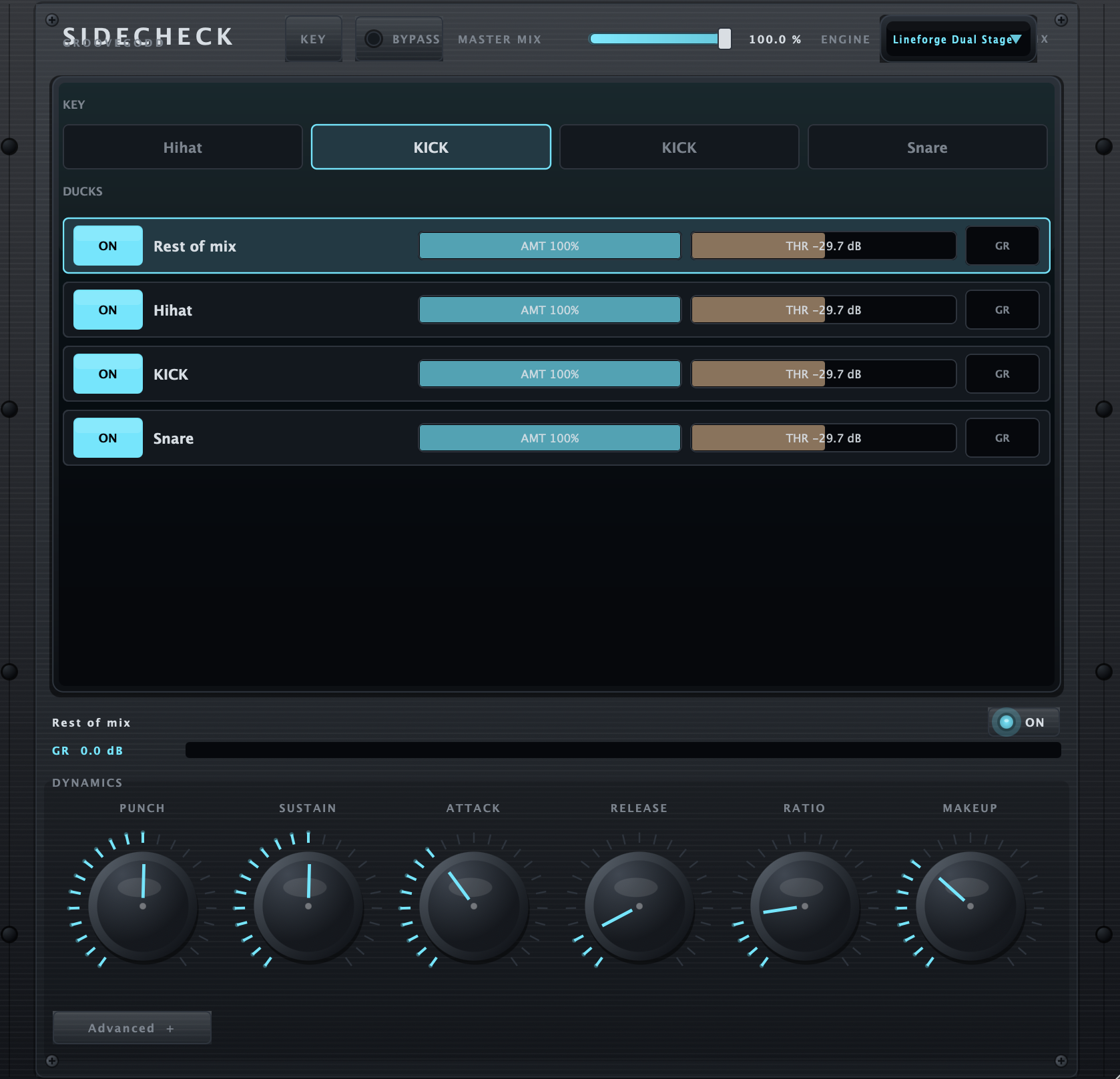 GrooveGod Sidecheck plugin interface